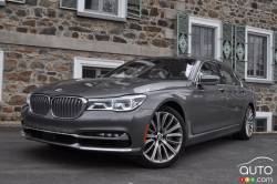 BMW 750Li xDrive 2016 vue 3/4 avant