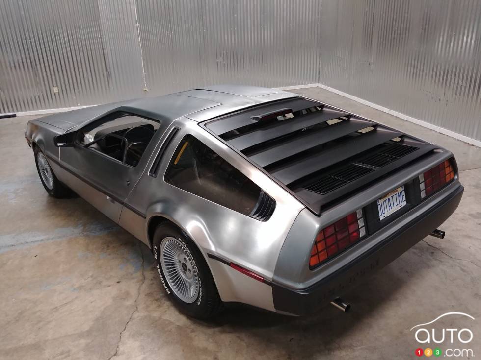 A 1981 DeLorean DMC 12 is for sale