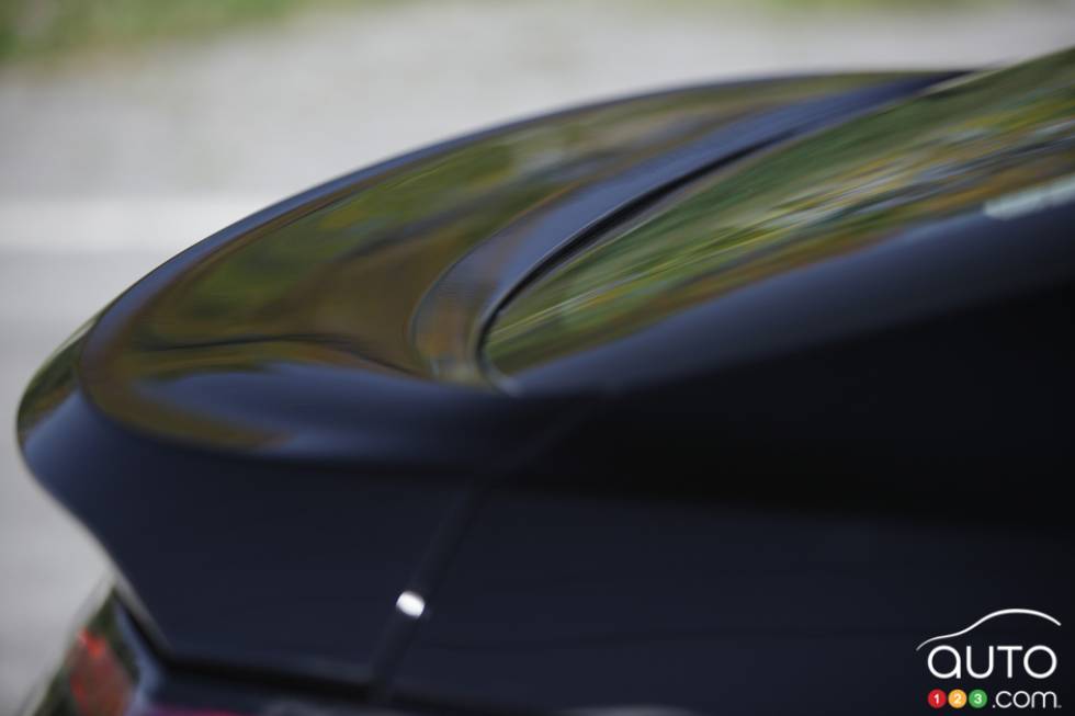 Détails de l'aileron arrière