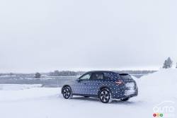 Test hivernal du Mercedes-Benz GLC, Arjeplog (Suède)