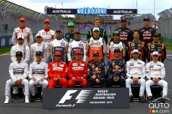 Photos des pilotes de F1 2014