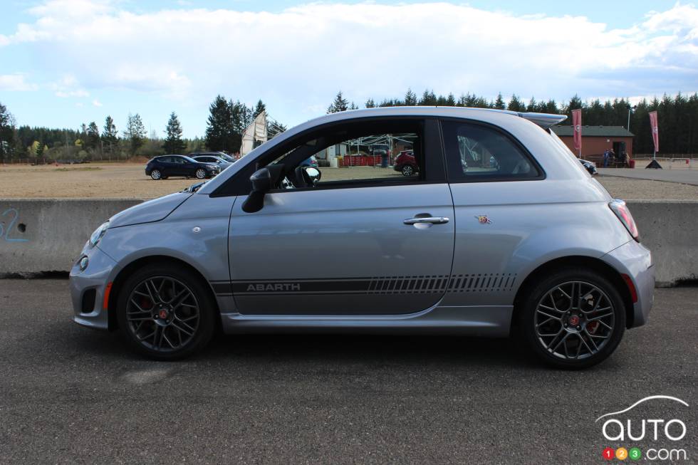En piste avec les Fiat Abarth 124 at Abarth 500 2019