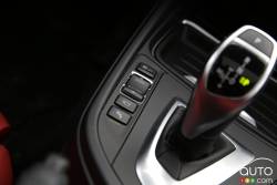 détails de la console centrale