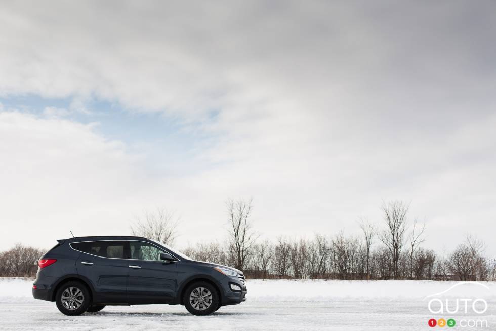 Vue du côté droit éloignée