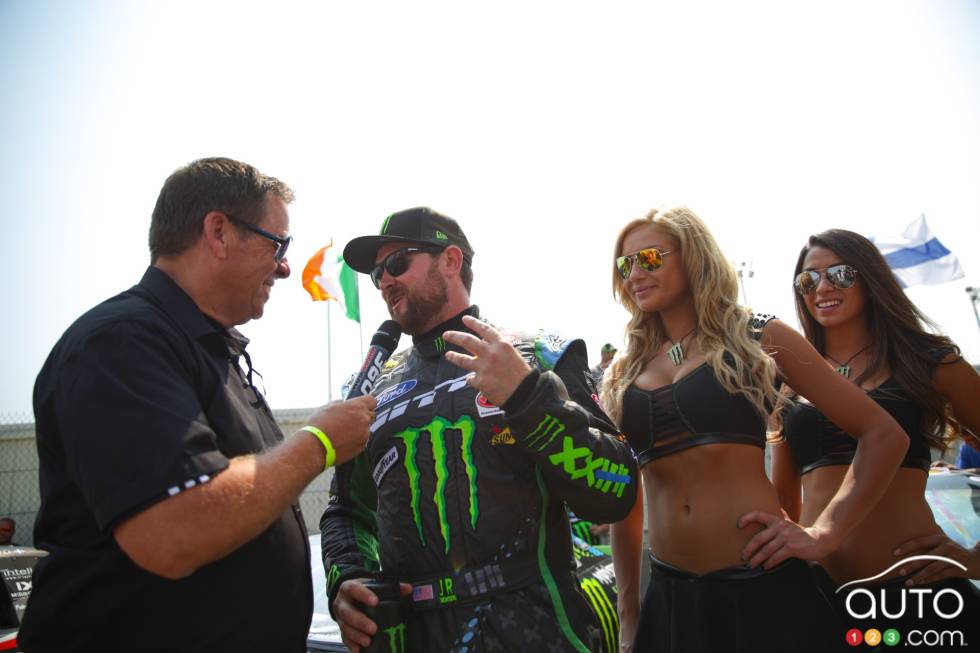 action on and off the track