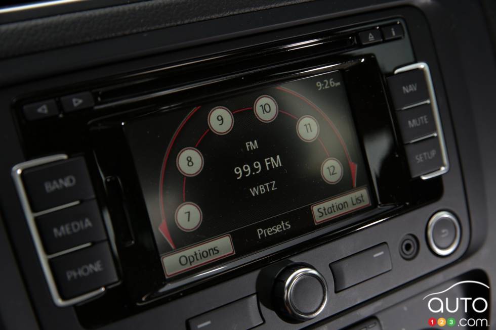 infotainement display