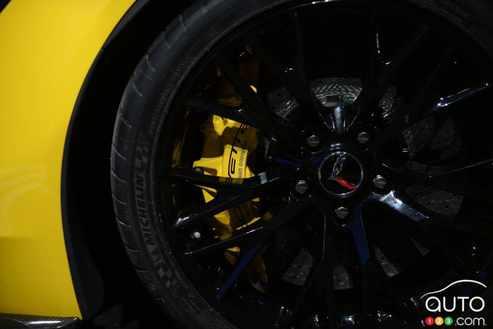 détails de la roue et des freins