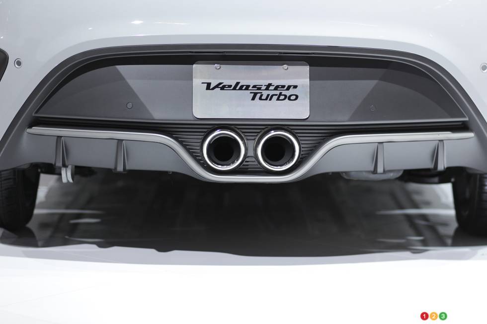 Détails de l'embout d'échappement