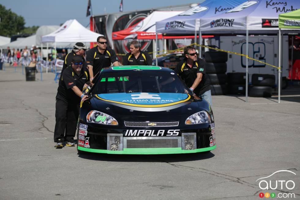 action on and off the track