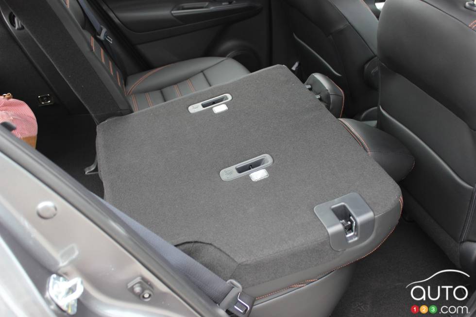 Banquette arrière rabattable