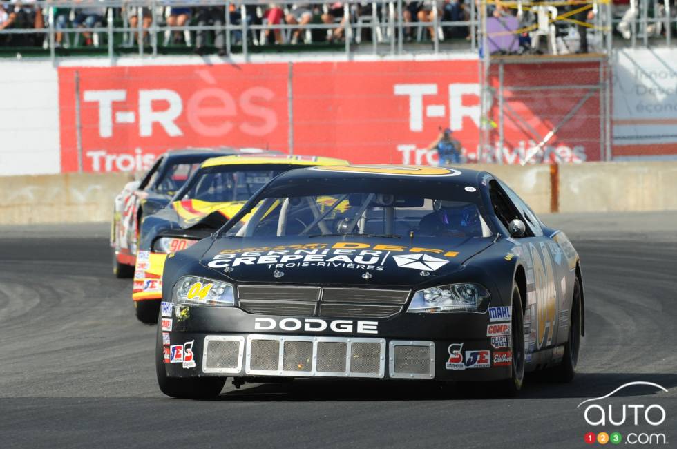 J.F. Dumoulin, Bellemare/Bernier Crepeau Dodge en action pendant la course