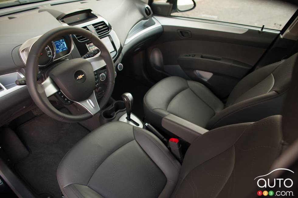 Dashboard and front seats