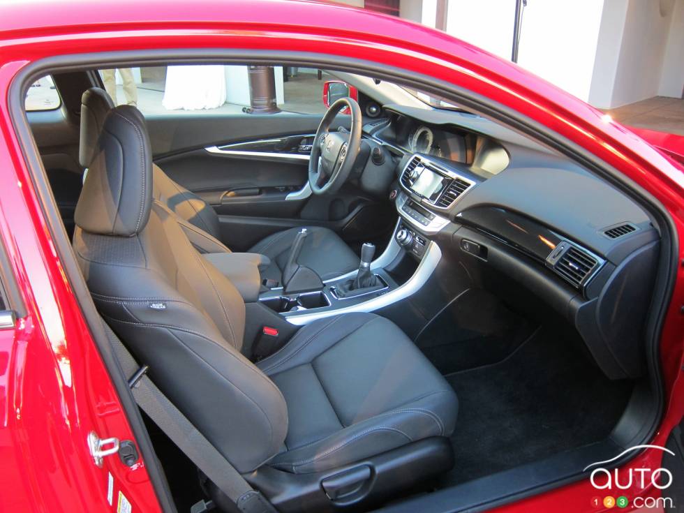 Dashboard and front seats