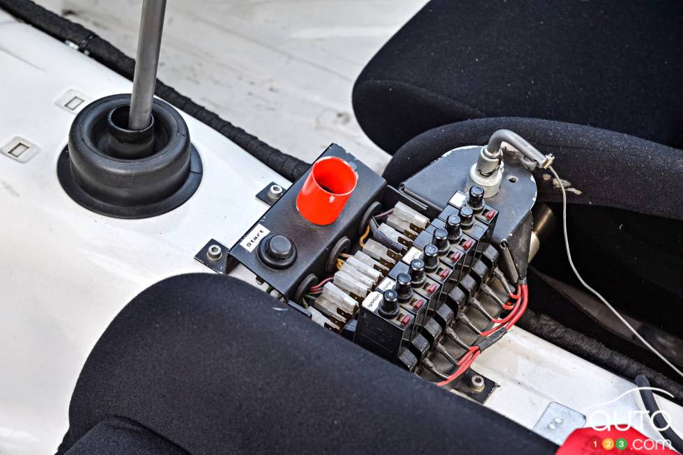 Détail intérieur de la BMW E30 M3