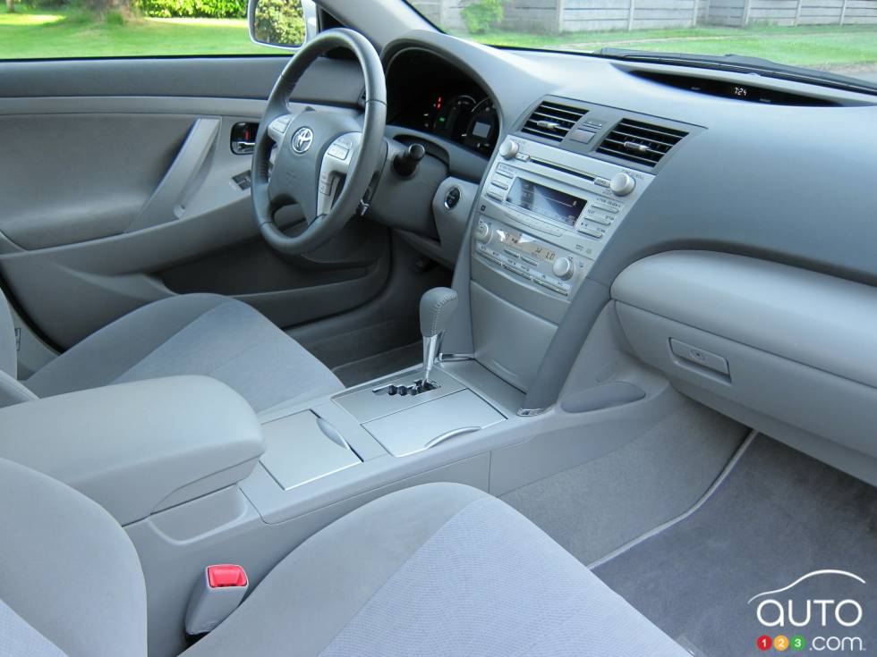 Dashboard and front seats