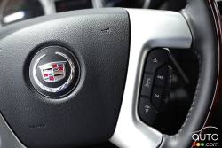 Steering wheel close-up