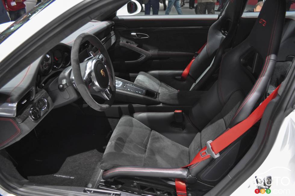 Sièges sport de la Porsche 911 GT3 2014