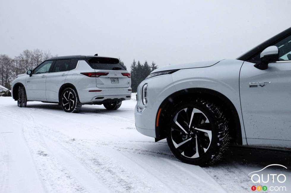 Nous conduisons le Mitsubishi Outlander PHEV 2023