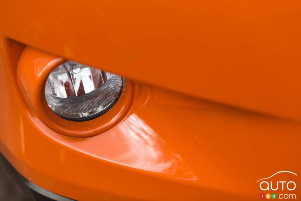 Détails d'un feu antibrouillard