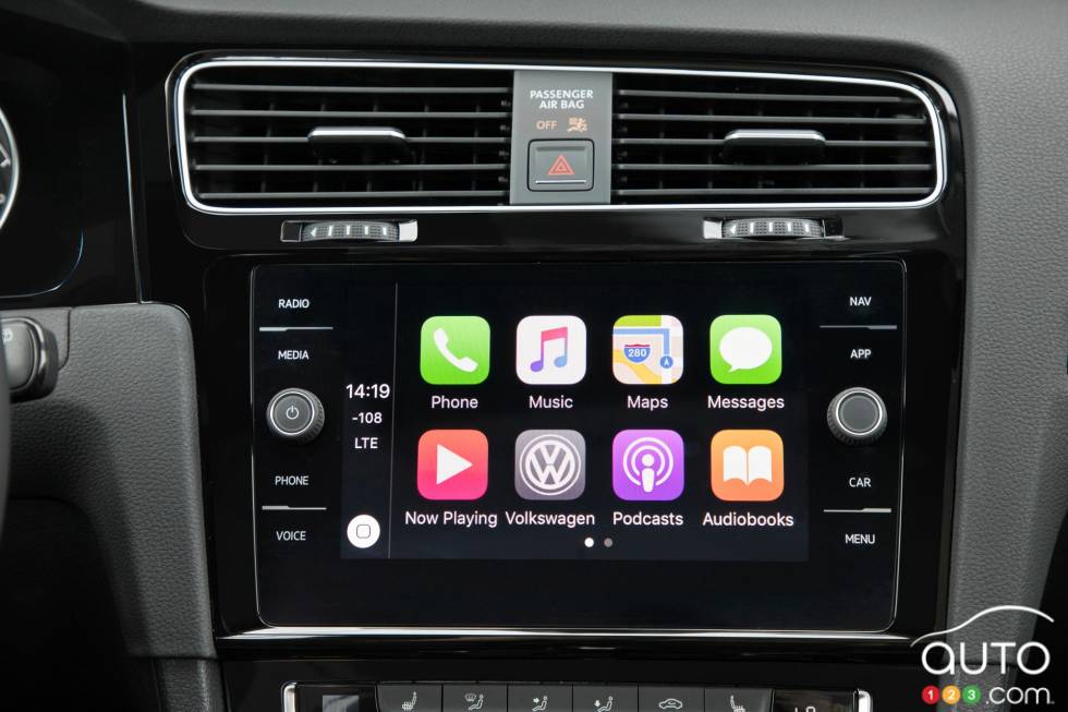 2018 Golf multimedia display