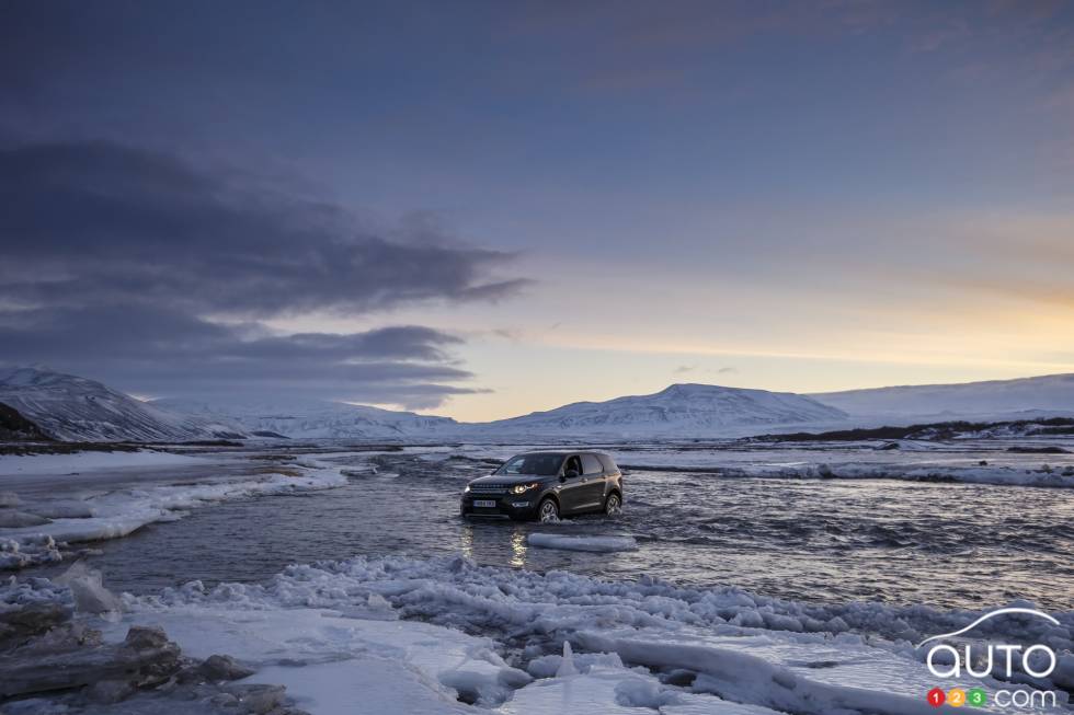 front 3/4 action view