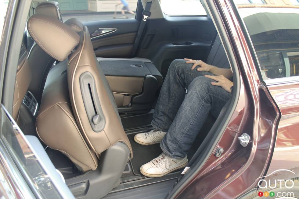 Legroom in the third row