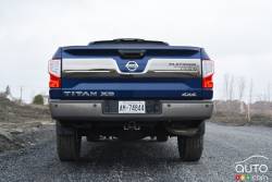 2016 Nissan Titan XD rear view