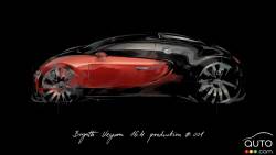 Dessin de la Veyron 16.4
