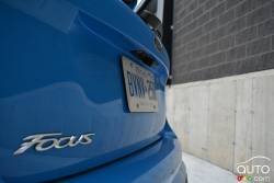 Écusson du modèle de la Ford Focus RS 2017