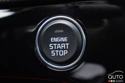 Bouton de démarrage et arrêt du moteur de la Kia Sportage 2017