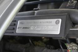 Détail du moteur de la Ford Mustang GT350 2016