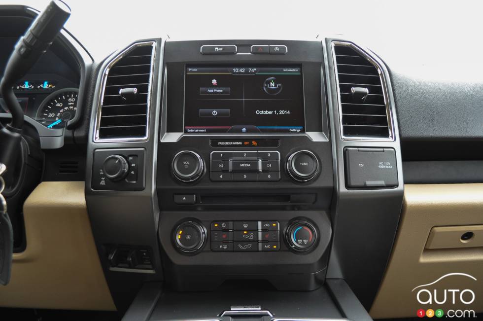 center console détails