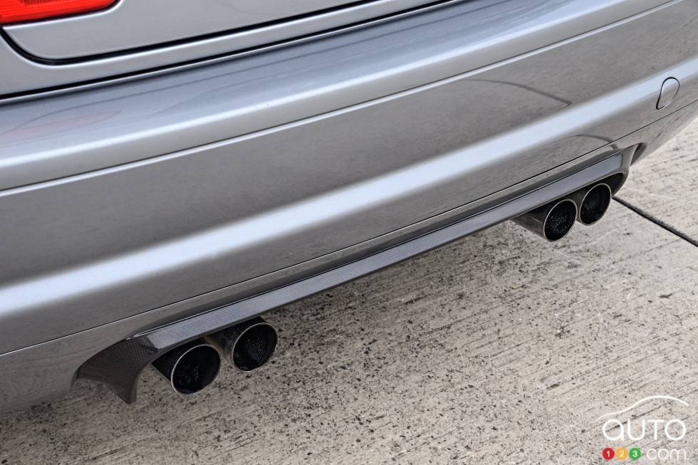 BMW E46 M3 CSL exhaust