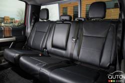 2016 Ford F-150 Lariat FX4 4x4 rear seats