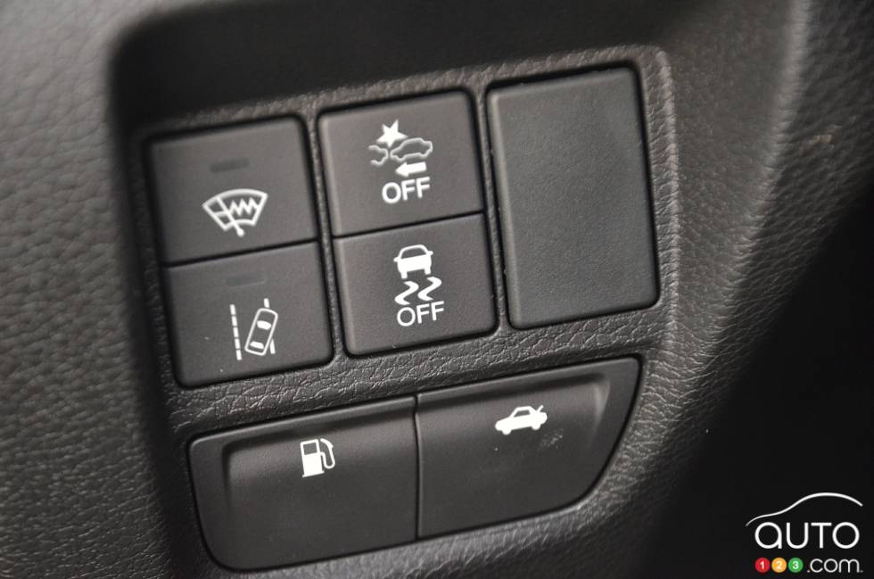 Fonctionnalités sur le volant