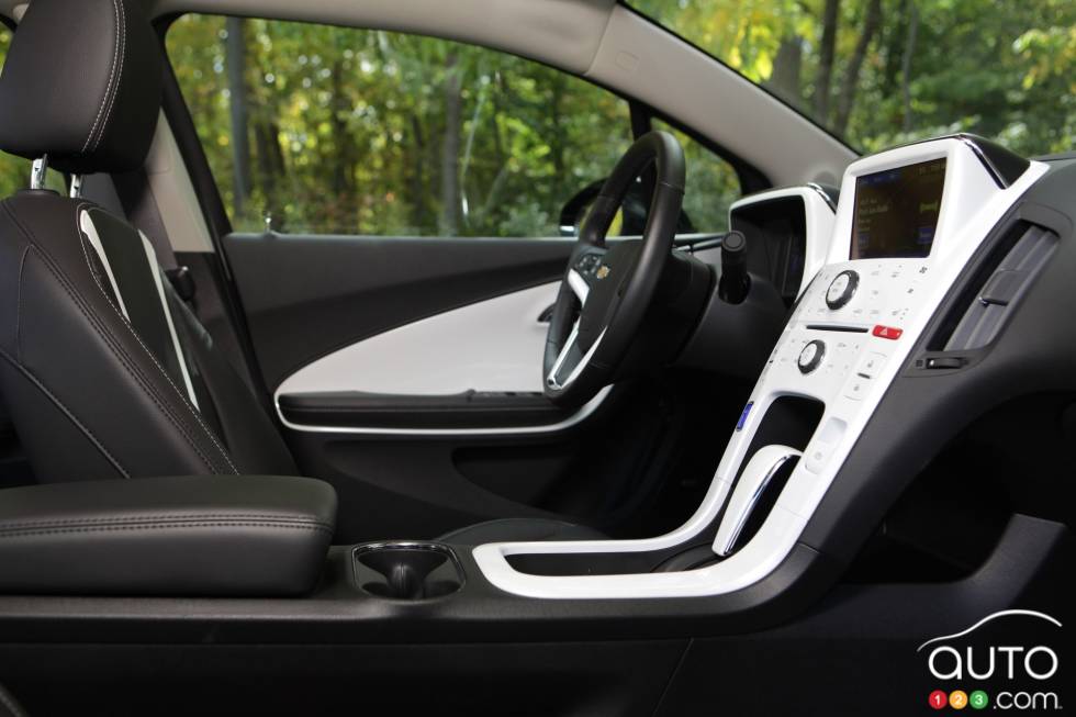 Dashboard and front seats