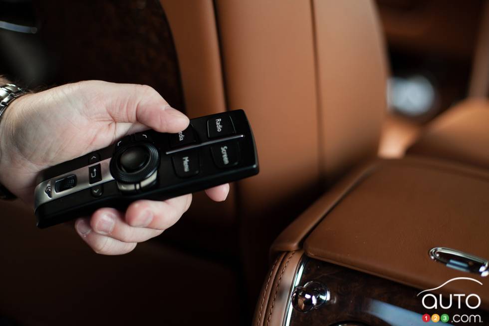 Entertainment system remote control