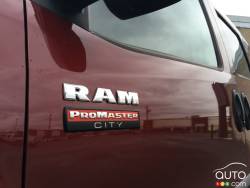 2015 Ram ProMaster City model badge