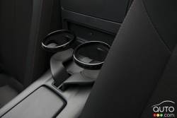 Armrest and cup compartment