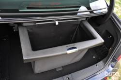 Storage compartment inside the trunk