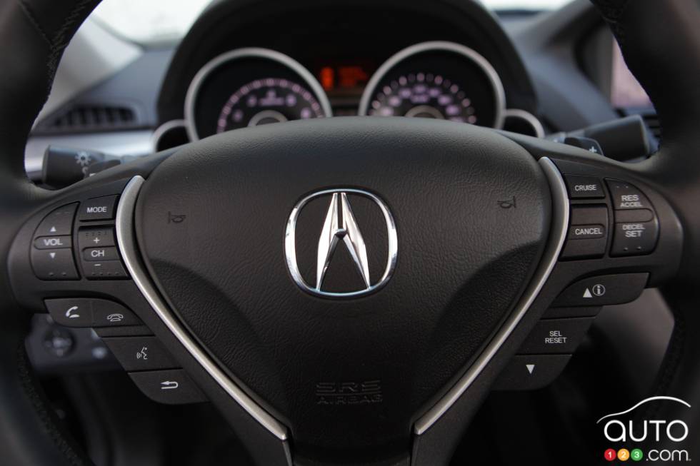 Commandes sur le volant