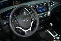 2015 Honda Civic EX Coupe steering wheel
