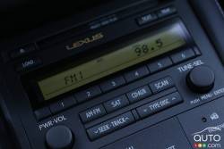 détails de la console centrale