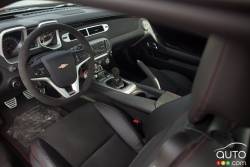 Dashboard and front seats