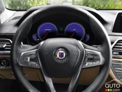Instrumentation de la BMW Alpina B7 2017