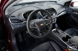 Habitacle du conducteur de la Chevrolet Volt 2016
