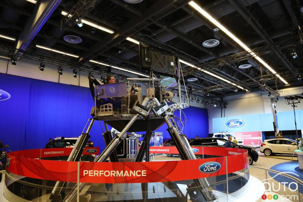 Ford booth at the 2013 Montreal International Auto Show.