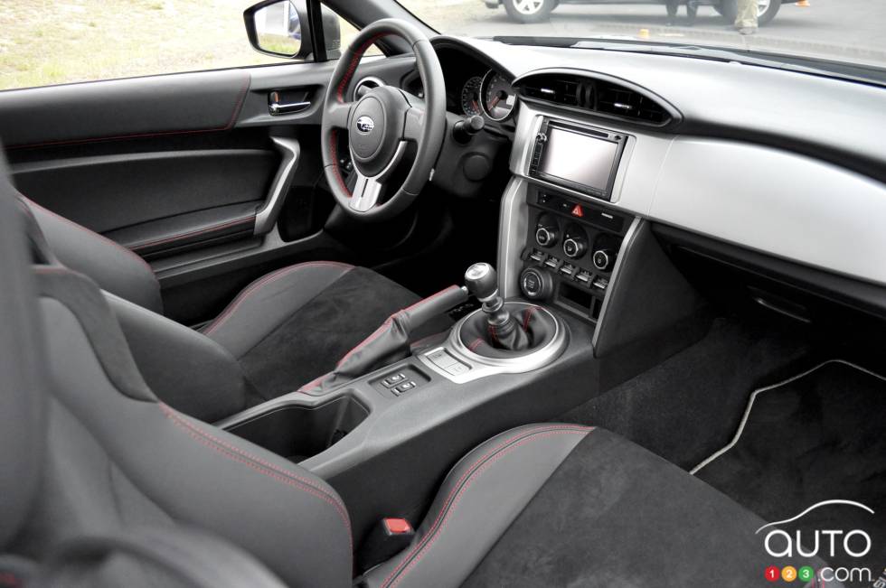 Dashboard and front seats