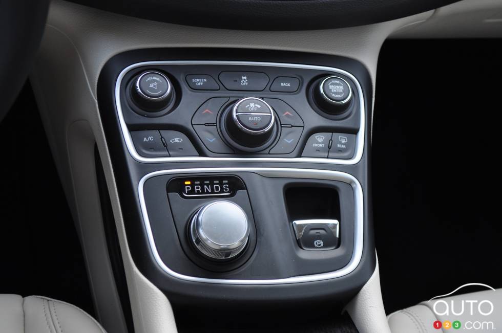 center console détails