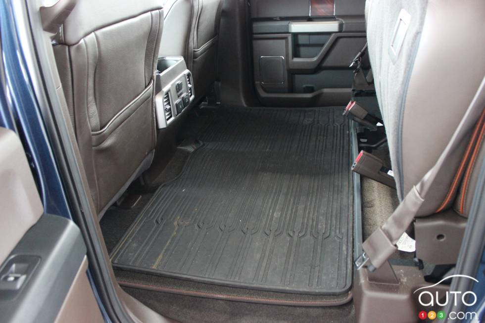 Folding rear seats